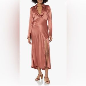ASTR The Label Satin Dress….a definite outfit for fall!